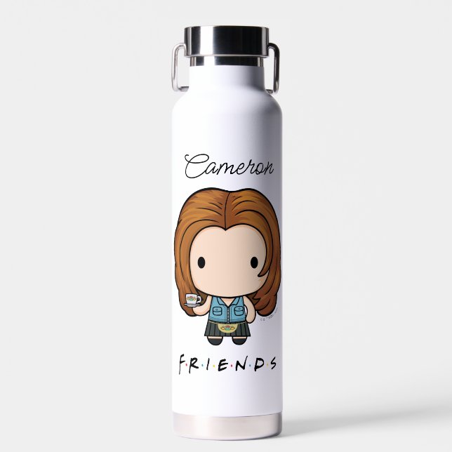 FRIENDS™ | Rachel Chibi | Name hinzufügen Trinkflasche (Vorne)