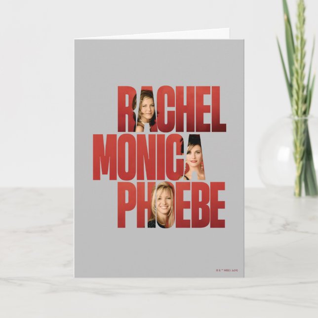 FRIENDS™ | Rachel, Monica & Phoebe Karte (Vorderseite)