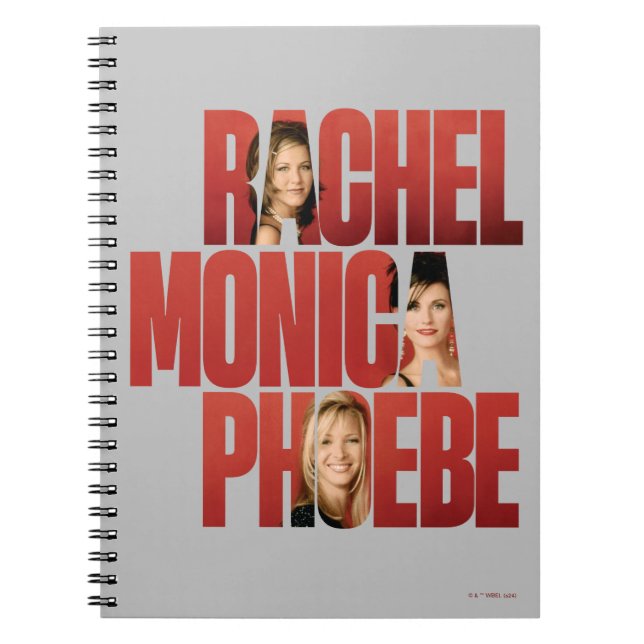 FRIENDS™ | Rachel, Monica & Phoebe Notizblock (Vorderseite)