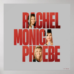 FRIENDS™ Rachel, Monica & Phoebe Poster