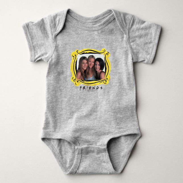 FRIENDS™ | Rachel, Phoebe und Monica Baby Strampler (Vorderseite)