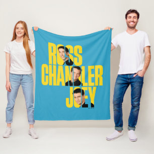 FRIENDS™ Ross, Chandler & Joey Fleecedecke