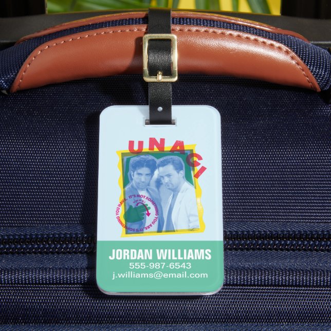 FRIENDS™ | Ross & Chandler - Unagi Gepäckanhänger (Vorderseite Insitu 2)