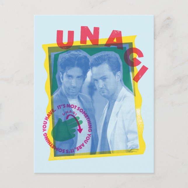 FRIENDS™ | Ross & Chandler - Unagi Postkarte (Vorderseite)
