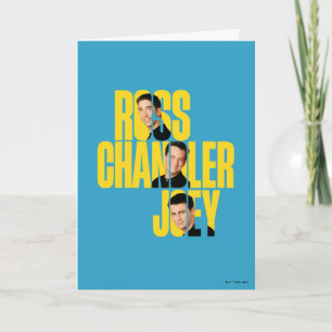 FRIENDS™   Ross, Chandler und Joey Karte