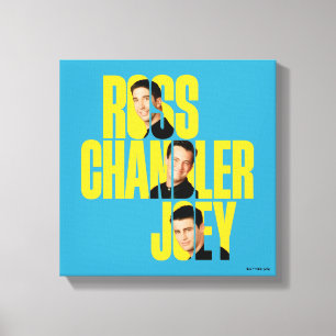 FRIENDS™   Ross, Chandler und Joey Leinwanddruck