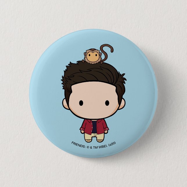 FRIENDS™ | Ross Chibi Button (Vorderseite)