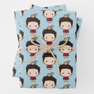 FRIENDS™   Ross Chibi Geschenkpapier Set