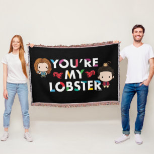 FRIENDS™ Ross & Rachel Lobster Chibi Decke