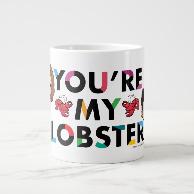 FRIENDS™ | Ross & Rachel Lobster Chibi Jumbo-Tasse (Vorderseite)