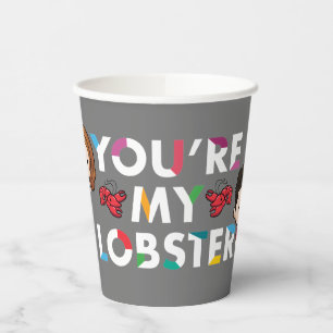 FRIENDS™   Ross & Rachel Lobster Chibi Pappbecher