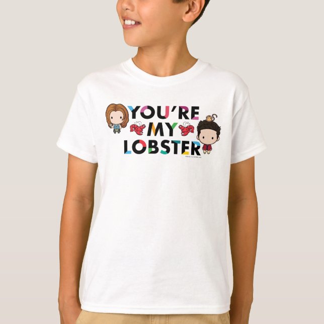 FRIENDS™ | Ross & Rachel Lobster Chibi T-Shirt (Vorderseite)