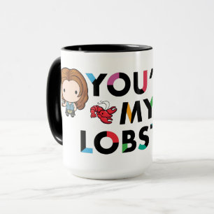 FRIENDS™ Ross & Rachel Lobster Chibi Tasse