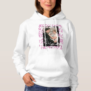 FRIENDS™ Ross und Rachel kritzelten Herzen Hoodie