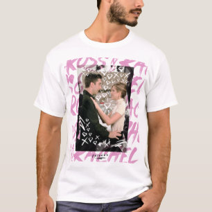 FRIENDS™ Ross und Rachel kritzelten Herzen T-Shirt