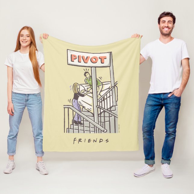 FRIENDS™ | Ross und Rachel PIVOT Fleecedecke (Beispiel)