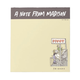 FRIENDS™   Ross und Rachel PIVOT Notizblock