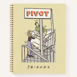 FRIENDS™   Ross und Rachel PIVOT Notizbuch