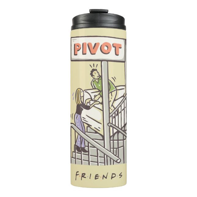 FRIENDS™ | Ross und Rachel PIVOT Thermosbecher (Vorderseite)