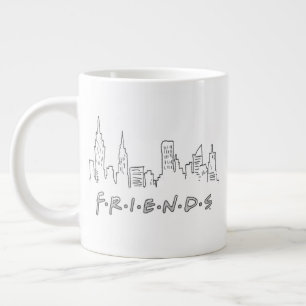 FRIENDS™   Silhouette von New York City Jumbo-Tasse