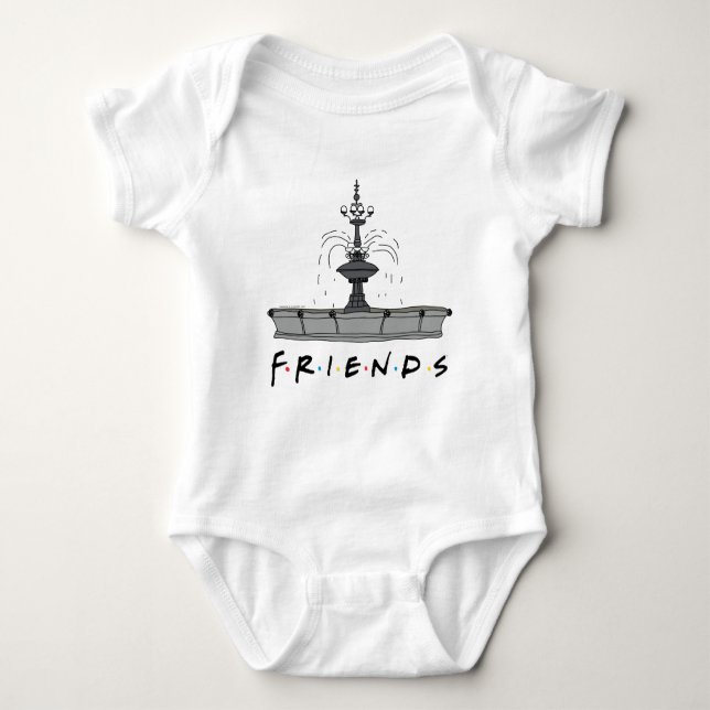 FRIENDS™-Springbrunnen Baby Strampler (Vorderseite)