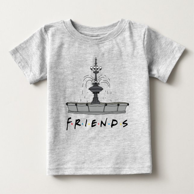 FRIENDS™-Springbrunnen Baby T-shirt (Vorderseite)