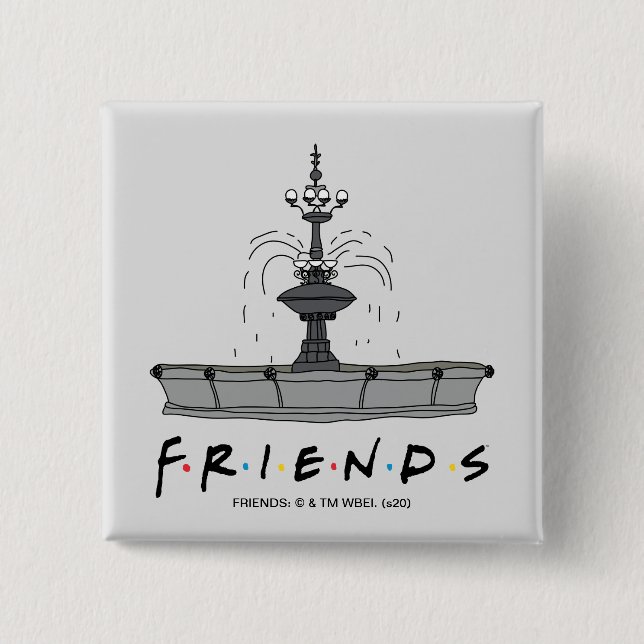 FRIENDS™-Springbrunnen Button (Vorderseite)