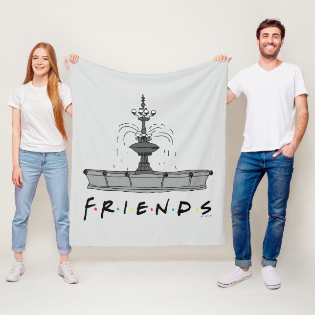 FRIENDS™-Springbrunnen Fleecedecke (Beispiel)