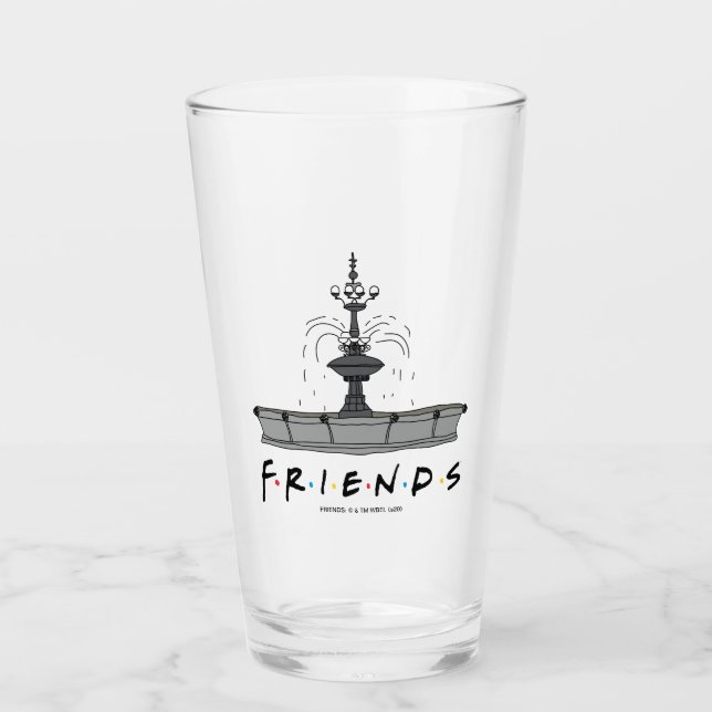 FRIENDS™-Springbrunnen Glas (Vorderseite)