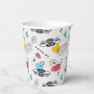 FRIENDS™ Symbol Muster Pappbecher