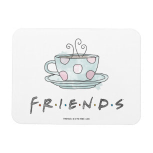 FRIENDS™   Tasse Kaffee Wasserfarbe Magnet