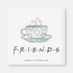 FRIENDS™   Tasse Kaffee Wasserfarbe Magnet