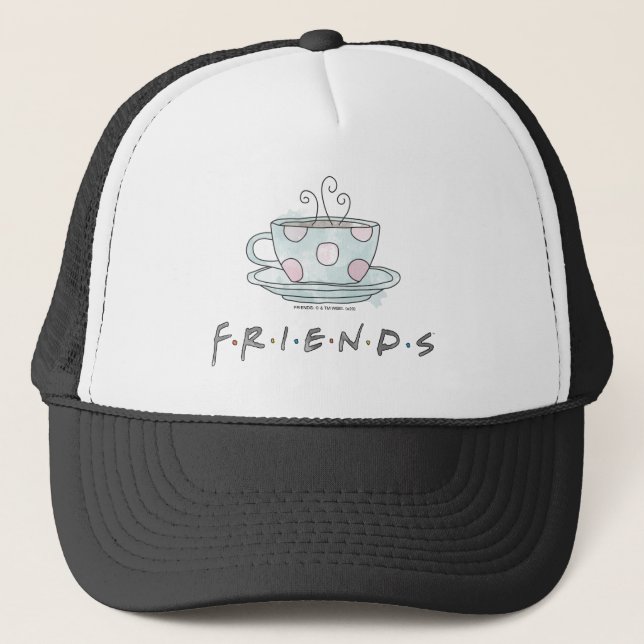 FRIENDS™ | Tasse Kaffee Wasserfarbe Truckerkappe (Vorderseite)