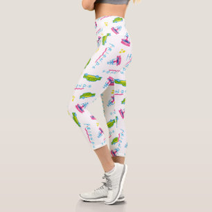 FRIENDS™ Taxi- und Wasserspringbrunnen-Muster Capri Leggings