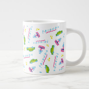 FRIENDS™ Taxi- und Wasserspringbrunnen-Muster Jumbo-Tasse