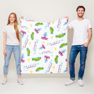 FRIENDS™ Taxis und Wasserfontänen Fleecedecke