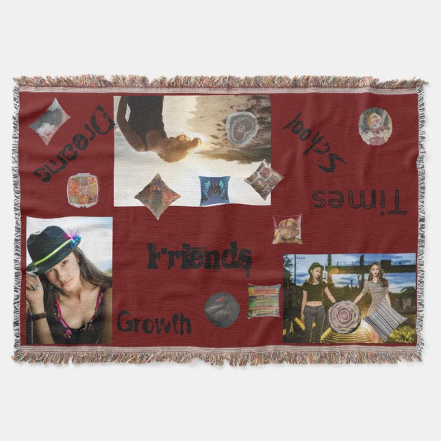 Friends Throw Blanket - Bilder hinzufügen Decke (Vorderseite)