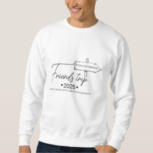 Friends Trip 2025 Shirt, Friends Trip Shirt, Custo Sweatshirt