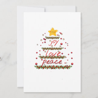 Friends TV Show, Liebe, Ruhe und Freude Weihnachts Feiertagskarte