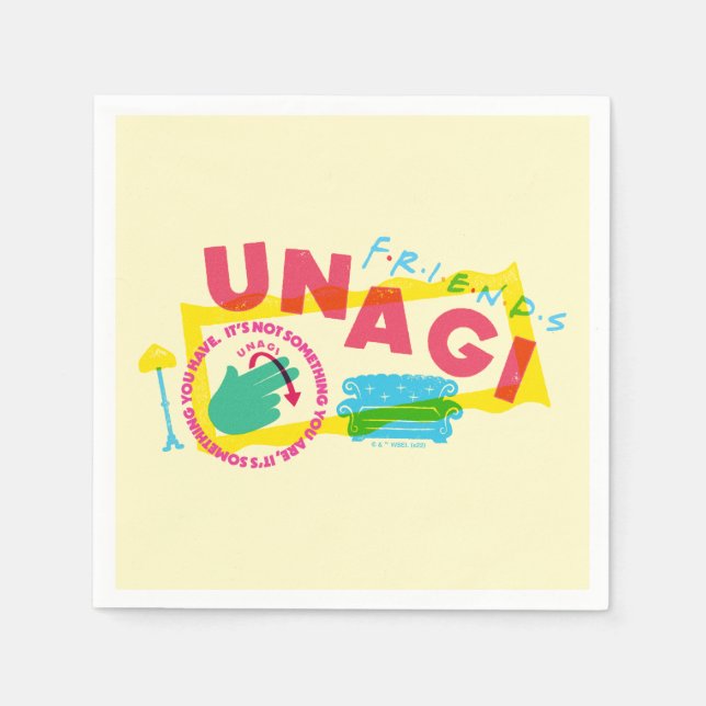 FRIENDS™ Unagi Serviette (Vorderseite)