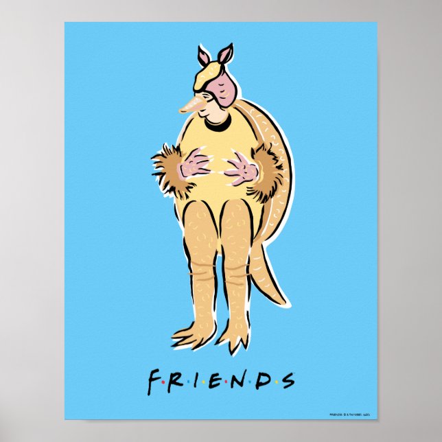 FRIENDS™ | Urlaub Armadillo Poster (Vorne)