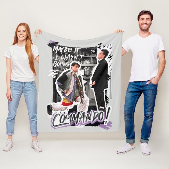 FRIENDS™ | Vielleicht, wenn ich nicht Kommando hät Fleecedecke (Beispiel)