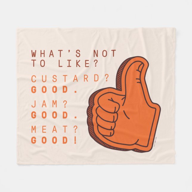 FRIENDS™ | Was soll man nicht mögen? Fleecedecke (Vorderseite (Horizontal))