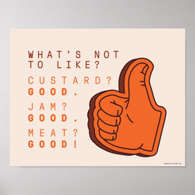 FRIENDS™ | Was soll man nicht mögen? Poster (Vorne)