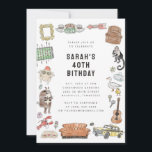 FRIENDS™ Watercolor Icons Geburtstag Einladung<br><div class="desc">Feiern Sie Ihren Geburtstag mit dieser FRIENDS™-thematischen Einladung. In einem lebendigen Aquarelldesign zeigen Sie die berühmten Symbole der geliebten TV-Show. Personalisieren Sie es mit Ihren Party-Details,  um eine unvergessliche Einladung zu schaffen,  die Fans der Serie begeistern wird. Ideal,  um eine Touch Nostalgie zu Ihrem besonderen Ereignis hinzuzufügen.</div>