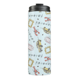 FRIENDS™ Watercolor Icons Muster Thermosbecher