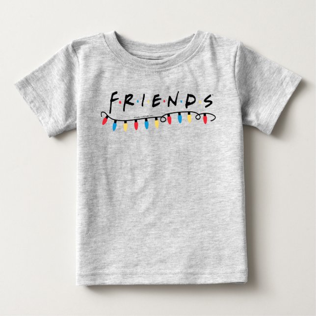 FRIENDS™ | Weihnachtsbeleuchtung - Logo Baby T-shirt (Vorderseite)