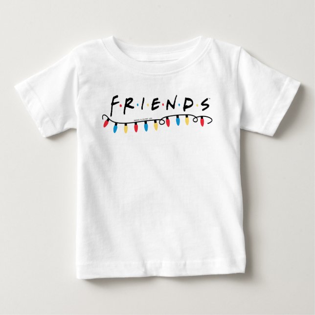 FRIENDS™ | Weihnachtsbeleuchtung - Logo Baby T-shirt (Vorderseite)