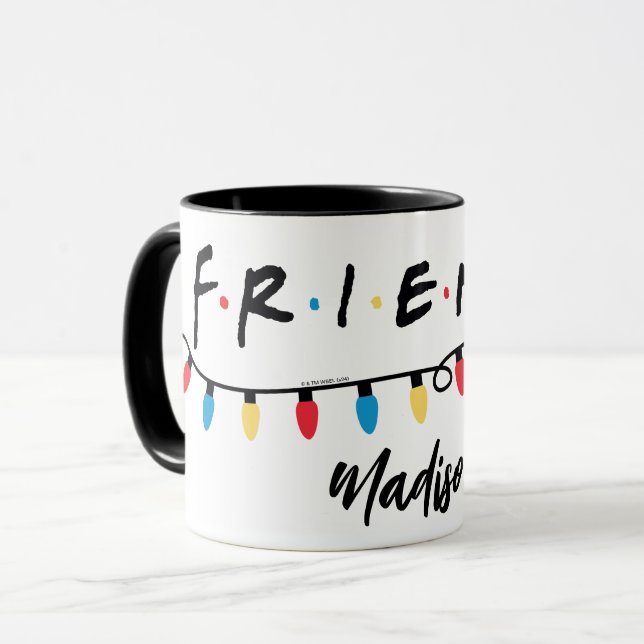 FRIENDS™ | Weihnachtsbeleuchtung - Logo Tasse (Vorderseite Links)