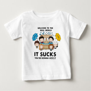 FRIENDS™   Welcome to the Real World Chibi Baby T-shirt